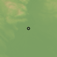 Shaded relief of the 51 km around Szigetszentmiklós, drawn from the GMTED2010 grid