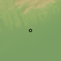 Shaded relief of the 50 km around Szihalom, drawn from the GMTED2010 grid