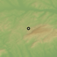Shaded relief of the 50 km around Szilvásvárad, drawn from the GMTED2010 grid