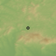 Shaded relief of the 50 km around Bátonyterenye, drawn from the GMTED2010 grid