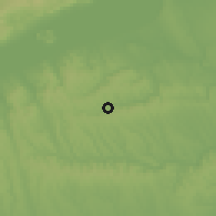 Shaded relief of the 51 km around Tab, drawn from the GMTED2010 grid