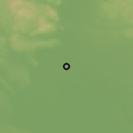 Shaded relief of the 51 km around Taksony, drawn from the GMTED2010 grid