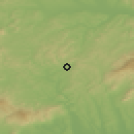 Shaded relief of the 50 km around Tarnalelesz, drawn from the GMTED2010 grid