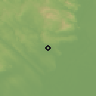 Shaded relief of the 51 km around Tárnok, drawn from the GMTED2010 grid