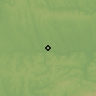 Shaded relief of the 51 km around Taszár, drawn from the GMTED2010 grid