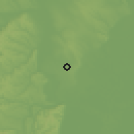 Shaded relief of the 51 km around Tengelic, drawn from the GMTED2010 grid