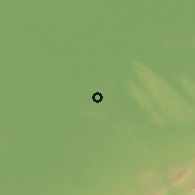 Shaded relief of the 51 km around Tét, drawn from the GMTED2010 grid