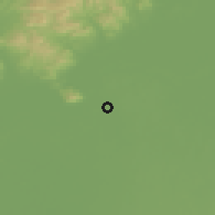 Shaded relief of the 50 km around Tiszanagyfalu, drawn from the GMTED2010 grid