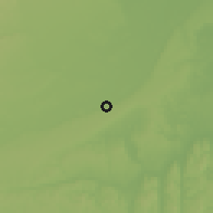 Shaded relief of the 51 km around Vasvár, drawn from the GMTED2010 grid