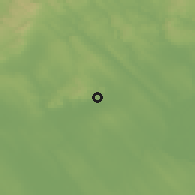 Shaded relief of the 51 km around Velence, drawn from the GMTED2010 grid