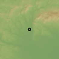 Shaded relief of the 50 km around Zagyvaszántó, drawn from the GMTED2010 grid