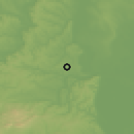 Shaded relief of the 51 km around Zomba, drawn from the GMTED2010 grid