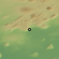 Shaded relief of the 43 km around Laugarvatn, drawn from the GMTED2010 grid