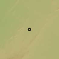 Shaded relief of the 57 km around Beāwar, drawn from the GMTED2010 grid