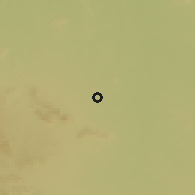 Shaded relief of the 59 km around Bellary, drawn from the GMTED2010 grid