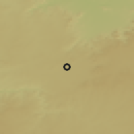 Shaded relief of the 58 km around Betūl, drawn from the GMTED2010 grid