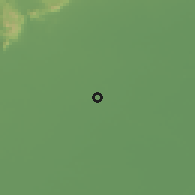 Shaded relief of the 58 km around Bhadrak, drawn from the GMTED2010 grid