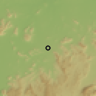 Shaded relief of the 59 km around Bhawānipatna, drawn from the GMTED2010 grid