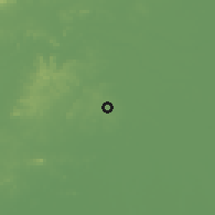 Shaded relief of the 58 km around Bhubaneswar, drawn from the GMTED2010 grid