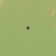 Shaded relief of the 58 km around Bilāspur, drawn from the GMTED2010 grid
