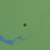 Shaded relief of the 58 km around Borsad, drawn from the GMTED2010 grid