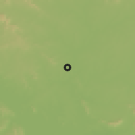 Shaded relief of the 58 km around Brājrājnagar, drawn from the GMTED2010 grid