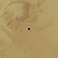 Shaded relief of the 60 km around Chikmagalūr, drawn from the GMTED2010 grid