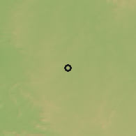 Shaded relief of the 58 km around Dāhod, drawn from the GMTED2010 grid
