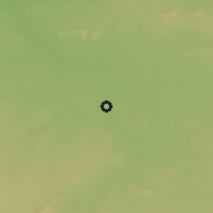 Shaded relief of the 58 km around Dāltenganj, drawn from the GMTED2010 grid