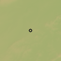 Shaded relief of the 58 km around Damoh, drawn from the GMTED2010 grid