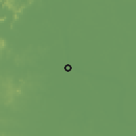 Shaded relief of the 58 km around Dhuliān, drawn from the GMTED2010 grid