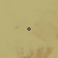 Shaded relief of the 58 km around Ambikāpur, drawn from the GMTED2010 grid