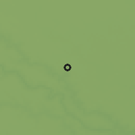 Shaded relief of the 57 km around Etāwah, drawn from the GMTED2010 grid