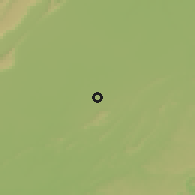Shaded relief of the 57 km around Gangāpur, drawn from the GMTED2010 grid
