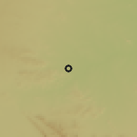 Shaded relief of the 59 km around Gangāwati, drawn from the GMTED2010 grid