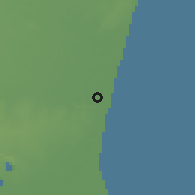 Shaded relief of the 60 km around Gūdalūr, drawn from the GMTED2010 grid