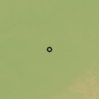 Shaded relief of the 58 km around Harda, drawn from the GMTED2010 grid