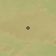 Shaded relief of the 58 km around Hazārībāg, drawn from the GMTED2010 grid