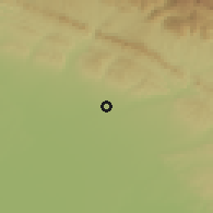 Shaded relief of the 56 km around Kathua, drawn from the GMTED2010 grid