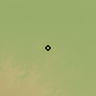 Shaded relief of the 58 km around Khāmgaon, drawn from the GMTED2010 grid