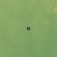 Shaded relief of the 59 km around Khammam, drawn from the GMTED2010 grid