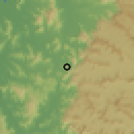 Shaded relief of the 59 km around Khopoli, drawn from the GMTED2010 grid