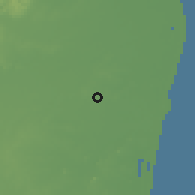 Shaded relief of the 60 km around Avadi, drawn from the GMTED2010 grid