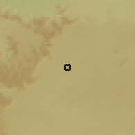 Shaded relief of the 58 km around Lohārdaga, drawn from the GMTED2010 grid