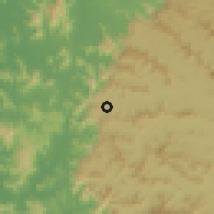 Shaded relief of the 59 km around Lonāvale, drawn from the GMTED2010 grid