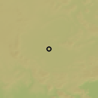 Shaded relief of the 58 km around Mandidīp, drawn from the GMTED2010 grid