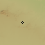 Shaded relief of the 58 km around Manmād, drawn from the GMTED2010 grid