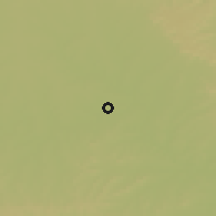 Shaded relief of the 59 km around Nānded, drawn from the GMTED2010 grid