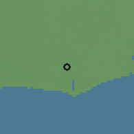 Shaded relief of the 59 km around Narasapur, drawn from the GMTED2010 grid
