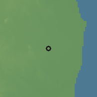 Shaded relief of the 59 km around Nellur, drawn from the GMTED2010 grid